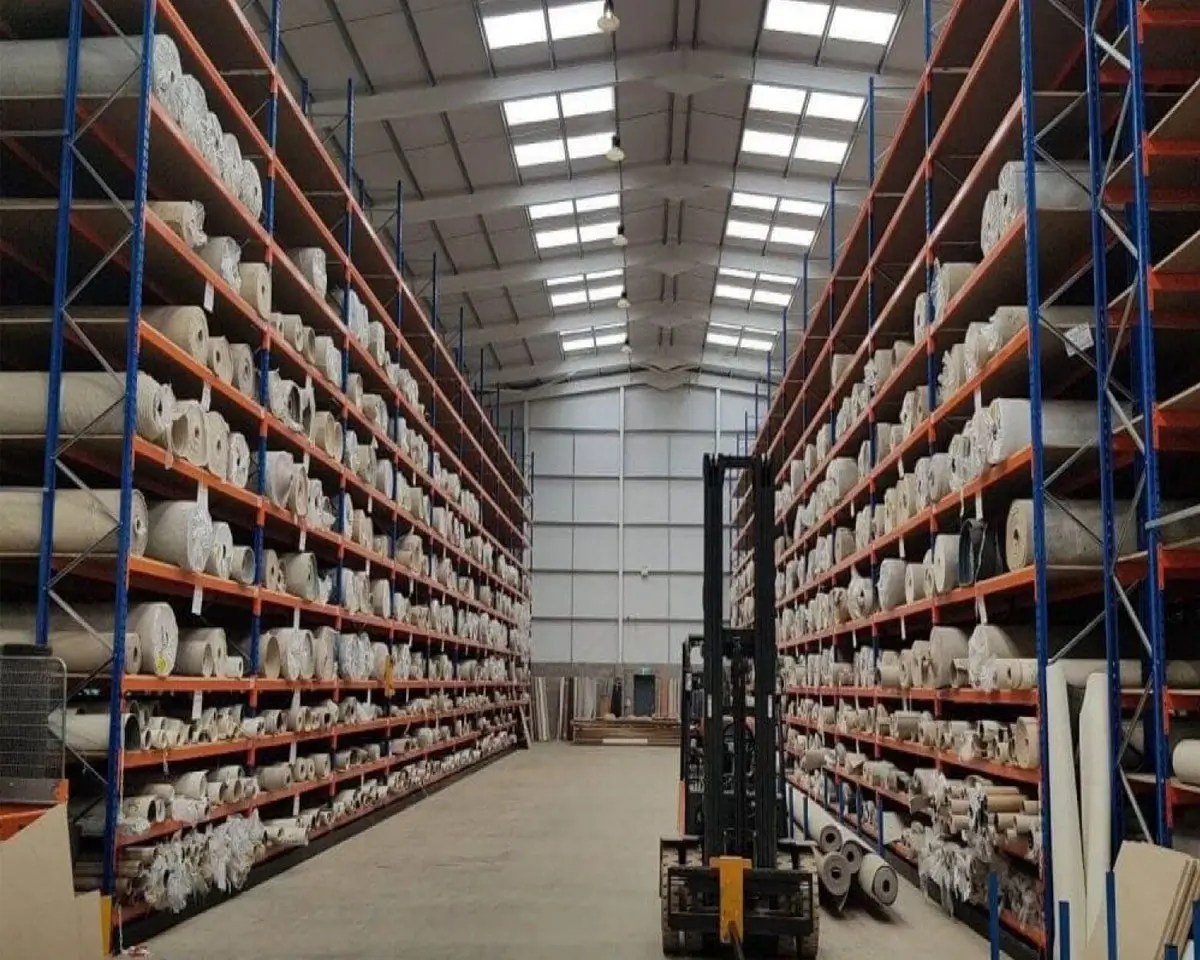 Carpet roll storage racking system supplier in Dubai, UAE Racking and shelving companies in